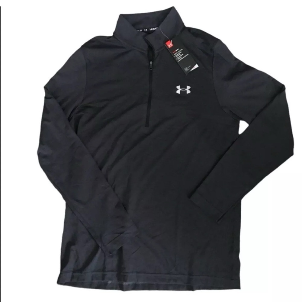 Under Armour Run Anywhere Streaker Long Sleeve 1/2 Zip Mens Shirt Large